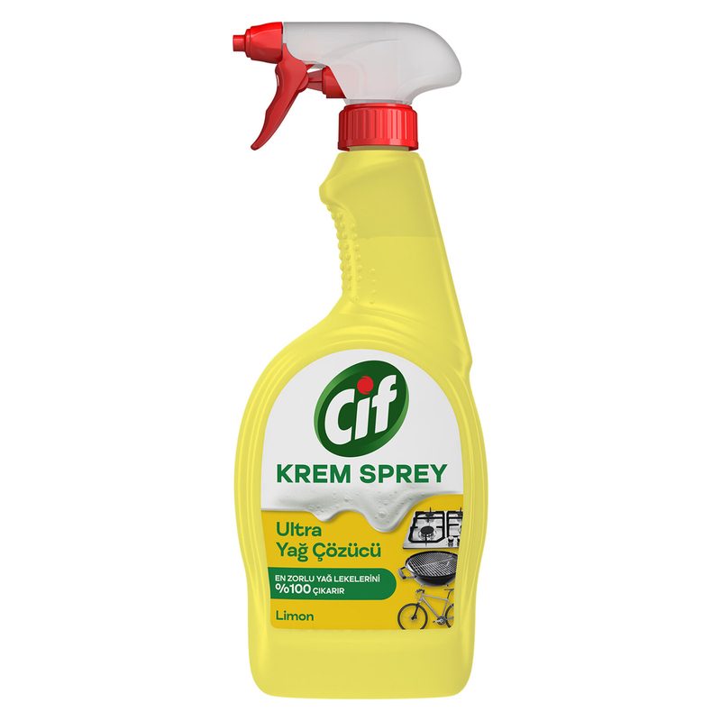 Cif Limon Ultra Yağ Çözücü Sprey 750 ml