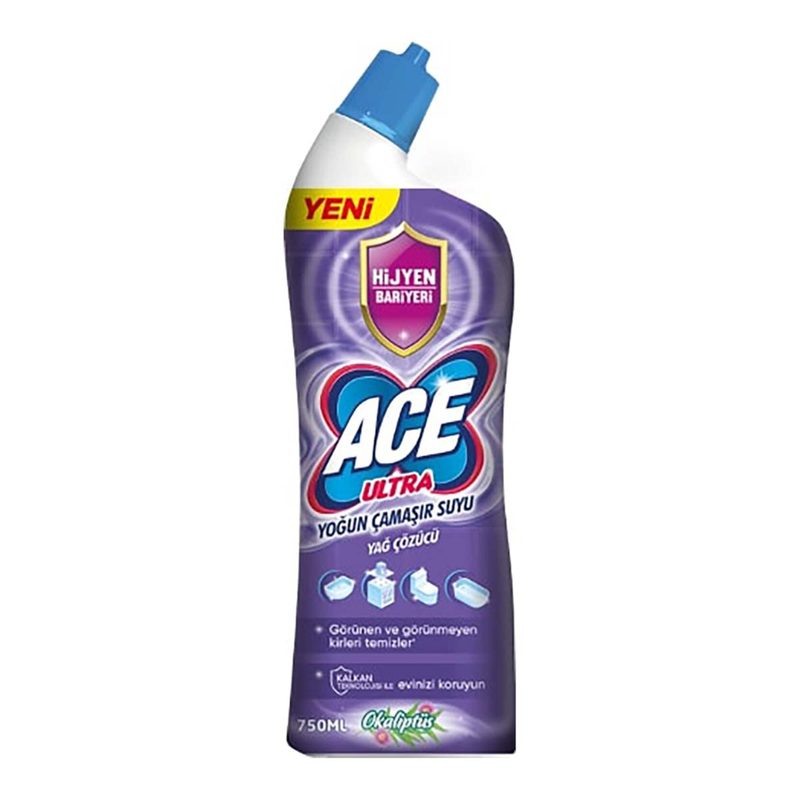 Ace Ultra Kıvamlı Çamaşır Suyu Okaliptüs 750 ml
