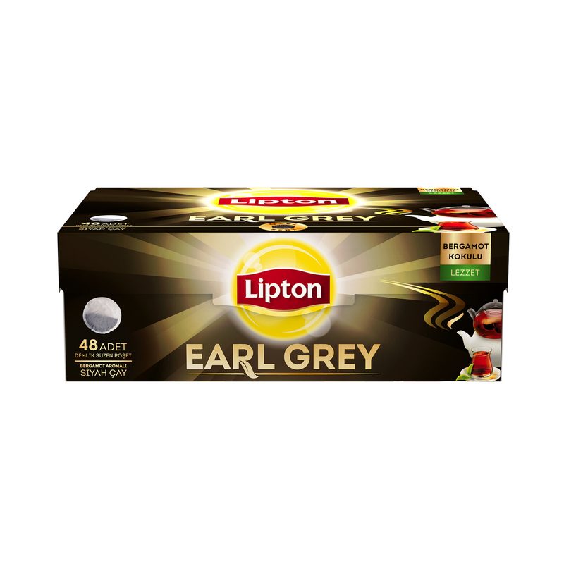 Lipton Earl Grey Demlik Poşet Çay 48'li