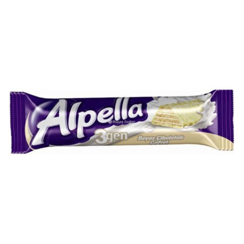 Alpella 3Gen Gofret Beyaz 28 g