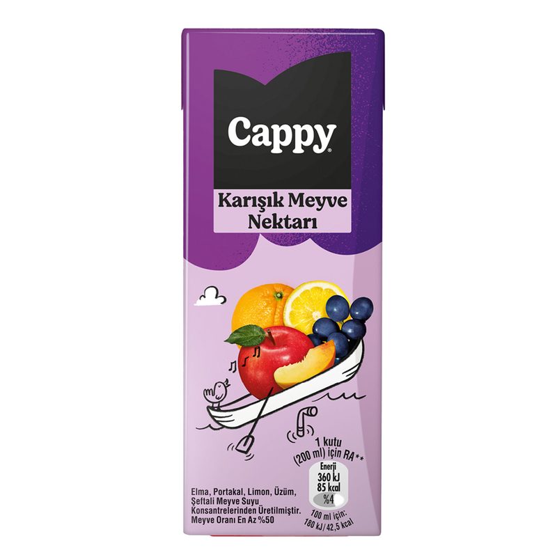 Cappy Karışık Meyve Nektarı 200 Ml
